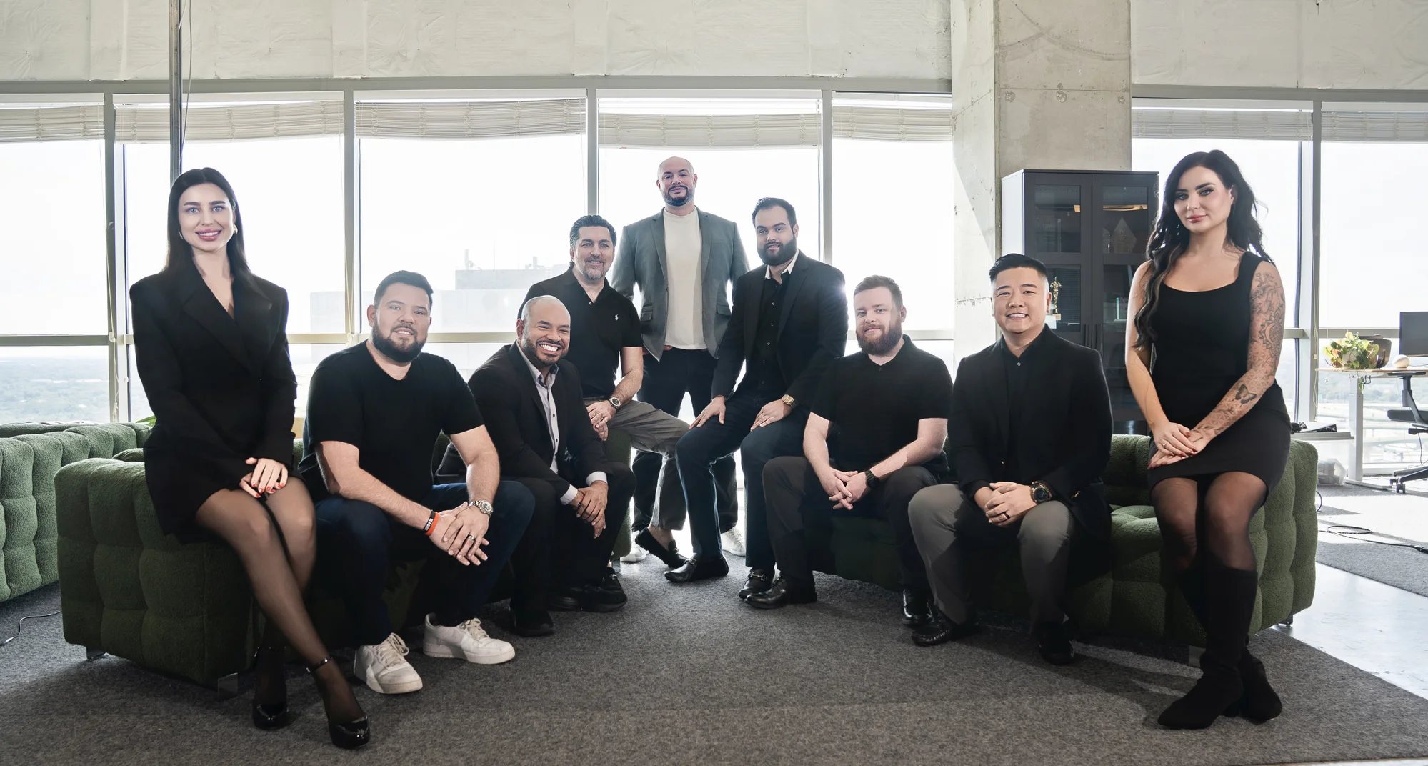 Thomas Wang with the core Maverick team in their Orlando office